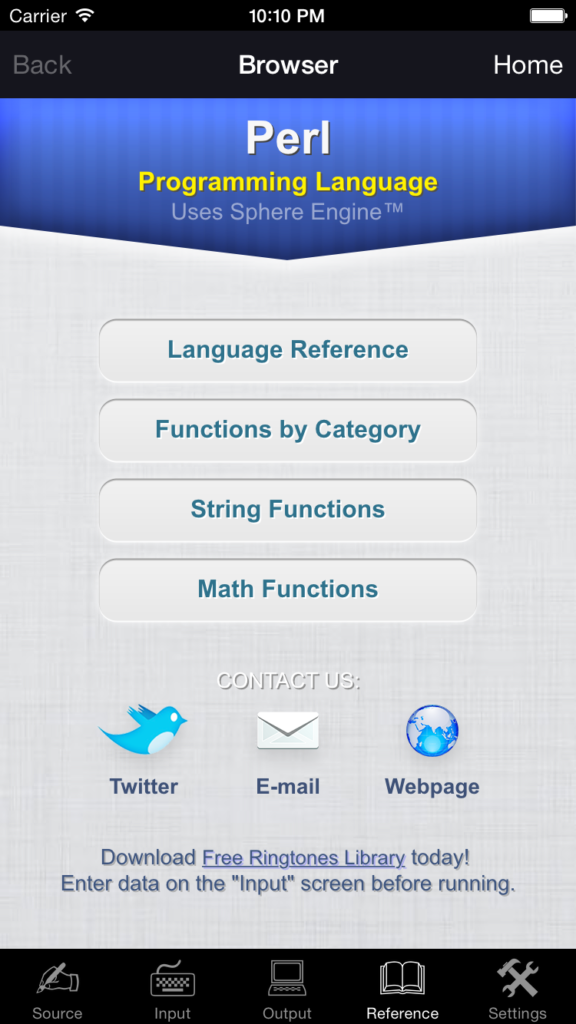 perl scripting language